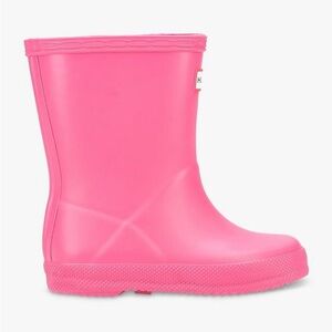 Hunter Kids' First Classic Wellington Boots, Bright Pink